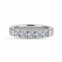 14kt. VIENNA ring med 5 x 0,15ct. W-si