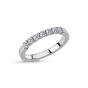 14kt. VIENNA Ring med 7 x 0,05ct. W-si