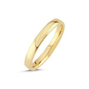 14kt. Vielsesring med 0,26ct. W-si eller uden sten
