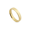 14kt. Vielsesring med 0,07ct. W-si eller uden sten