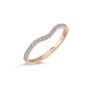14kt. Vielsesring med 0,19ct. W-vs