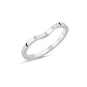 14kt. Vielsesring med 0,15ct. W-vs