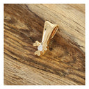 Reloved - Ukendt 14 karat guld Solitaire vedhæng med 0,03 ct. -