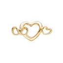 4 HEARTS LOVE - forgyldt sølv - charm - 630-G199
