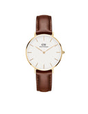 Petite St Mawes Gold 32Mm White
