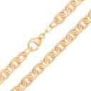 Sølvforgyldt ankerkæde 200 18 cm