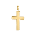 Sølvforgyldt vedhæng kors - 28 x 17 mm