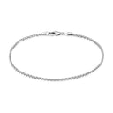 BNH - 14 karat hvidguld hvede kæde armbånd