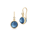 prime earrings sapphire blue