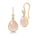 paloma earrings milky rose