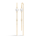 ariel earring white pearl