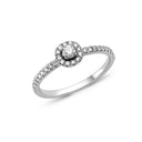 14kt. SOFIA ring med 0,25ct. W-si