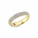 14kt. BEAUTÉ ring med 58 x 0,005ct.W-si
