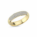 14kt. BEAUTÉ ring med 46 x 0,01ct.W-si