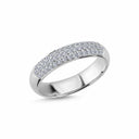 14kt. BEAUTÉ ring med 46 x 0,01ct.W-si