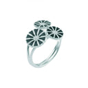 Marg.ring sort 3xmarg. 925