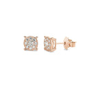 14kt. CORONET ørestikker med 0,22ct. W-vs