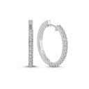 14kt Creoler med 0,52ct. W-si Ø23mm