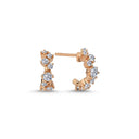 14kt. TWINKLE Øreringe med 0,48ct. W-si