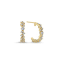 14kt. Twinkle Øreringe med 0,75ct. W-si