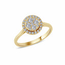 14kt. POSH Ring 0,45 ct. W/si