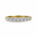 14kt. EMMA ring med 7 x 0,07ct. W-si
