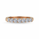 14kt. EMMA ring med 7 x 0,07ct. W-si