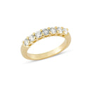 14kt. EMMA ring med 7 x 0,11ct. W-si