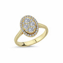 14kt. POSH Ring med i alt 0,64ct. W-si