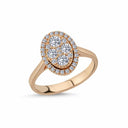 14kt. POSH Ring med i alt 0,64ct. W-si