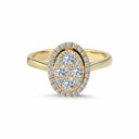 14kt. POSH Ring med i alt 0,64ct. W-si