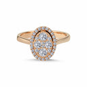 14kt. POSH Ring med i alt 0,64ct. W-si