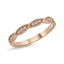 14kt. LILJA LEAF Ring med i alt 0,14ct. W-si