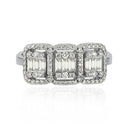 14kt. ring med 0,58ct. W.si