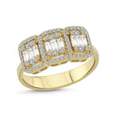 14kt. ring med 0,58ct. W.si