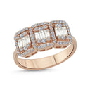 14kt. ring med 0,58ct. W.si