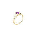 Ring Med Ametyst 7X5Mm 333