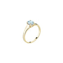 Ring Med Blå Topaz 7X5Mm 333