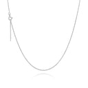 BNH - Sølv anker rund Halskæde