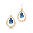 prime droplet earrings sapphire blue