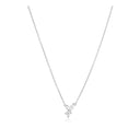 Halskæde Adria Tre Piccolo - med ferskvandsperle og hvide zirkoner.