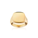 Ring Follina Pianura Quadrato Piccolo - 18 kt. forgyldt med hvide zirkoner
