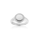 Ring Follina Piccolo med hvide zirkoner