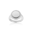 Ring Follina Grande med hvide zirkoner