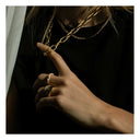 Ring Ferrara - 18 kt. forgyldt med hvide zirkoner