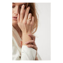 Ring Ponza - 18 Kt. Forgyldt, Med Ferskvandsperle Og Hvide Zirkoner