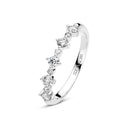 Ring Brina - 14k hvidguld med 0.50 ct lab-grown diamanter