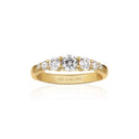 Ring Belluno - 18 kt. forgyldt med hvide zirconia