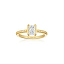Ring Roccanova - 18 kt. forgyldt med hvide zirconia