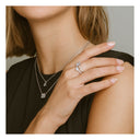 Ring Roccanova - med hvide zirconia